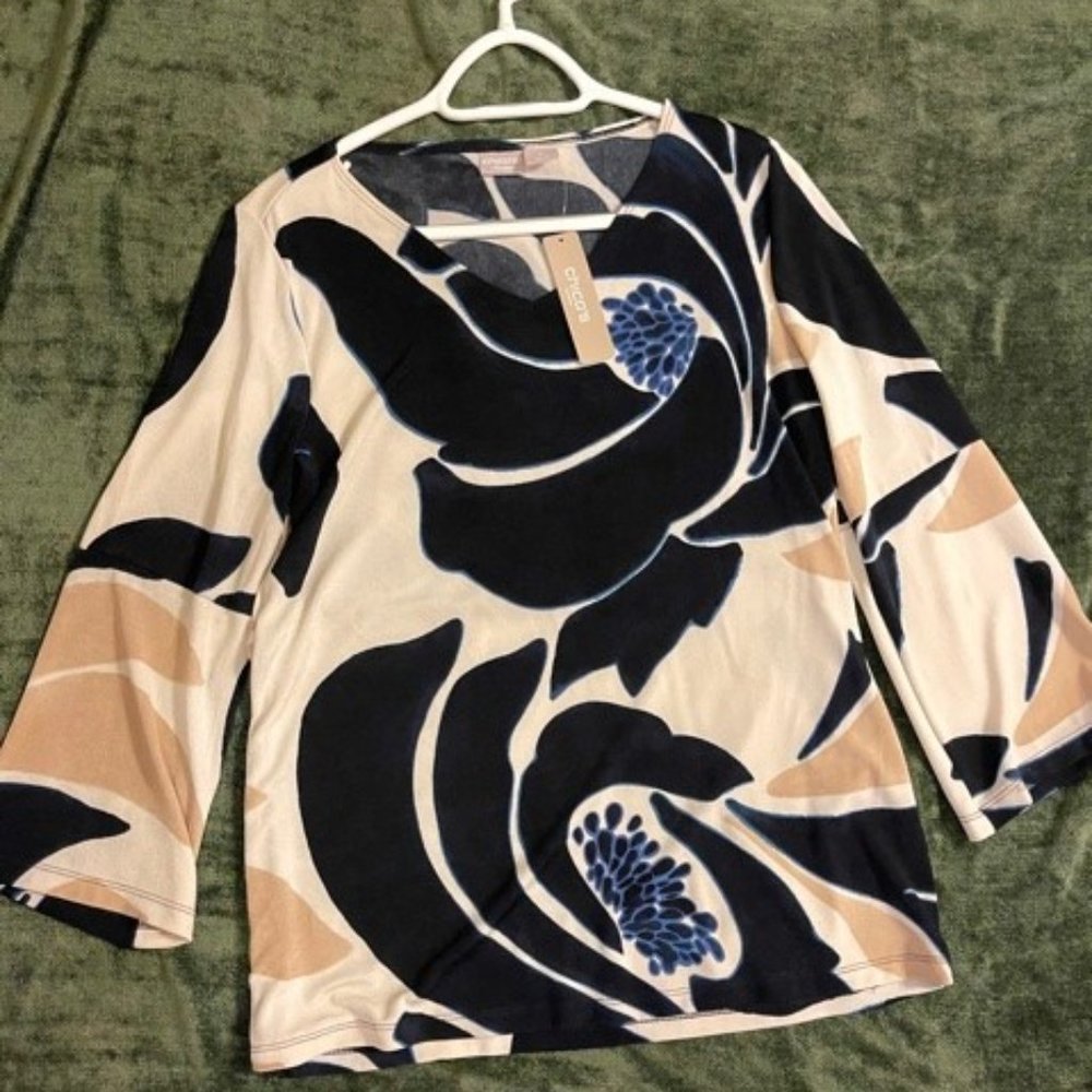 Chico's Bold Print top